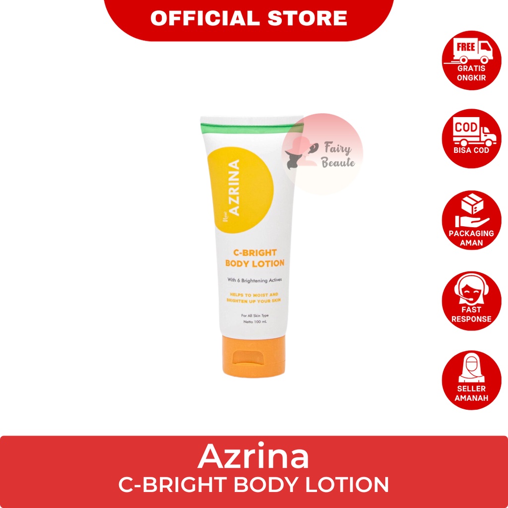 Azrina C-Bright Body Lotion - Brightening Serum Badan 100% ORIGINAL BPOM