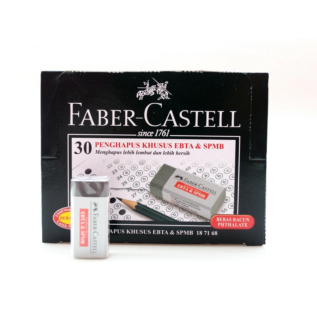 

[PACK] Penghapus Karet Pensil Tanggung - Faber Castell EBTA SPMB 18 71 68 MURAH