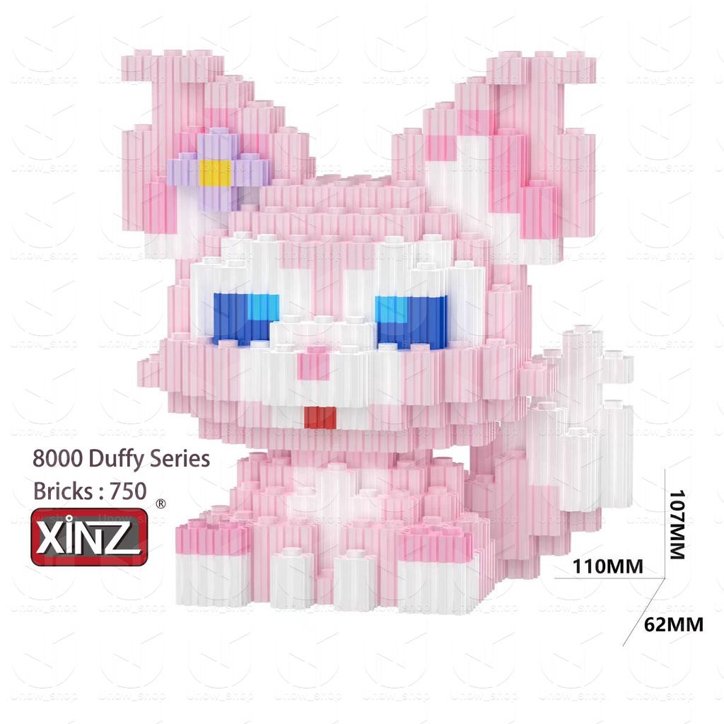 Nano Block Mini Duffy Series 02 | Bricks education Nano Block