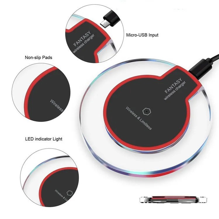 Fantasy Qi Universal Wireless Charger Pad Charging Base Android iOS