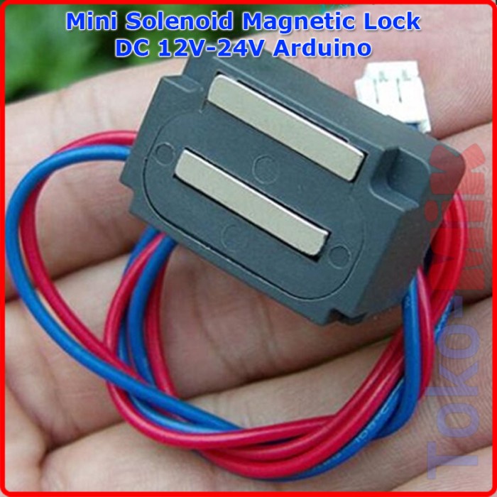

MINI SOLENOID MAGNETIC LOCK ELECTRIC KUNCI PINTU SELENOID DC 12V-24V GT27