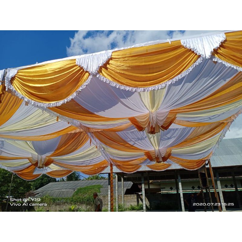 (HARGA PERMETER PERSEGI) plafon tenda pesta / plafon terop / plafon layos tenda