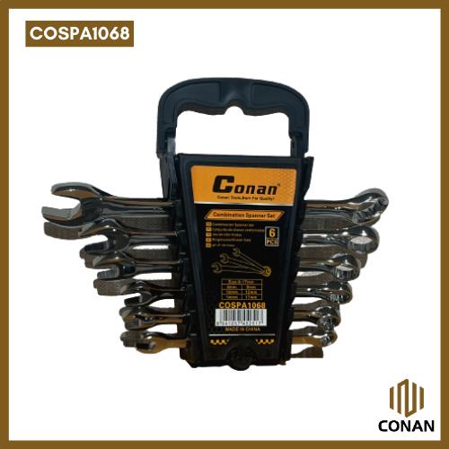 CONAN [COD] KUNCI RING PAS RATCHET KOMBINASI SET 6PCS SPANNER SET COSPA1068