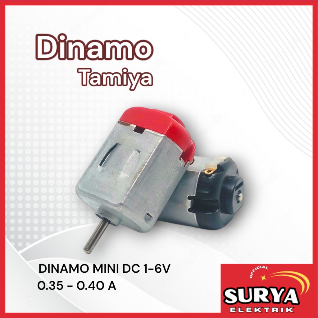 Dinamo Motor DC Listrik Mini Tamiya 1-6 Volt