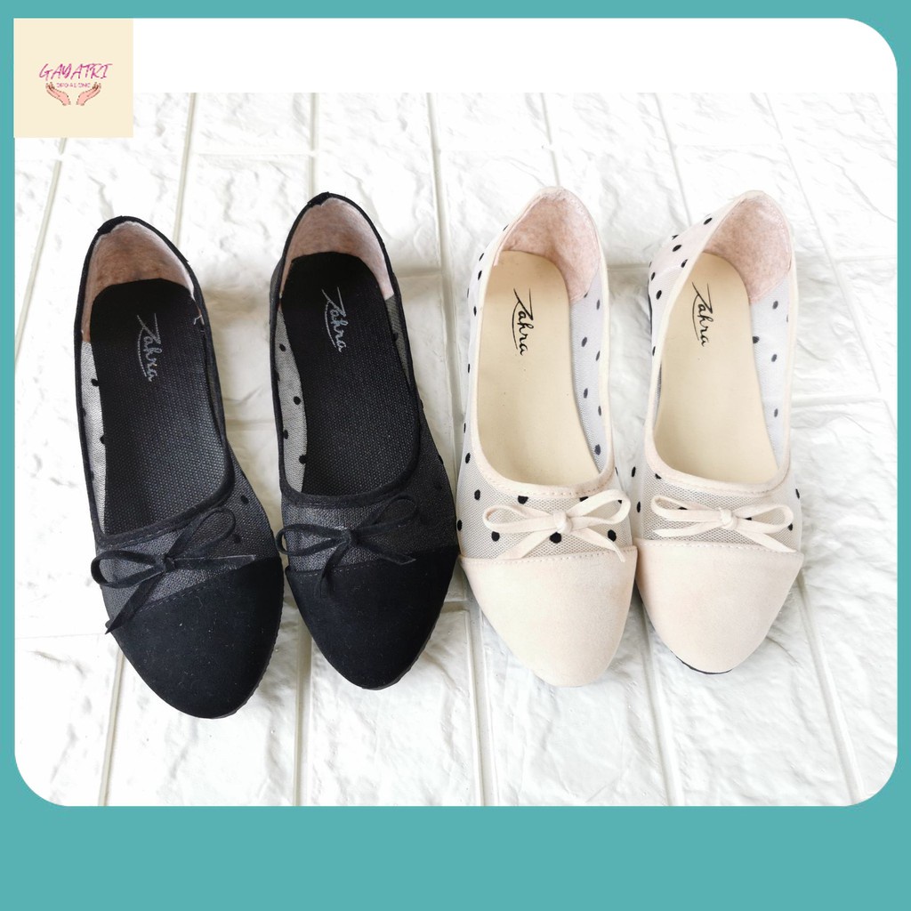 Shoes / Flat Shoes Terbaru Arlaine- FLOW sepatu flat shoes wanita / sepatu brukat / sepatu flat / fl