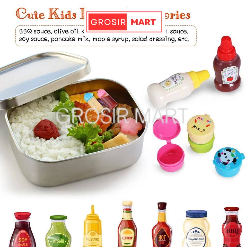 GrosirMart Tusukan Bento Karakter Gemoy Garpu Bento Buah Kue Dessert Foodpicks Dekorasi Hias Bento Motif Mata Hewan Daun Kacamata Dino Mobil Lucu Lunch Anak