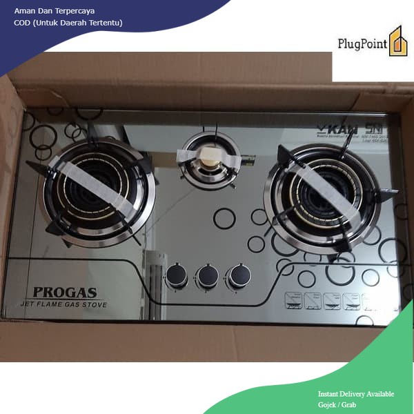 KOMPOR GAS TANAM PROGAS PG-333 (3 TUNGKU)