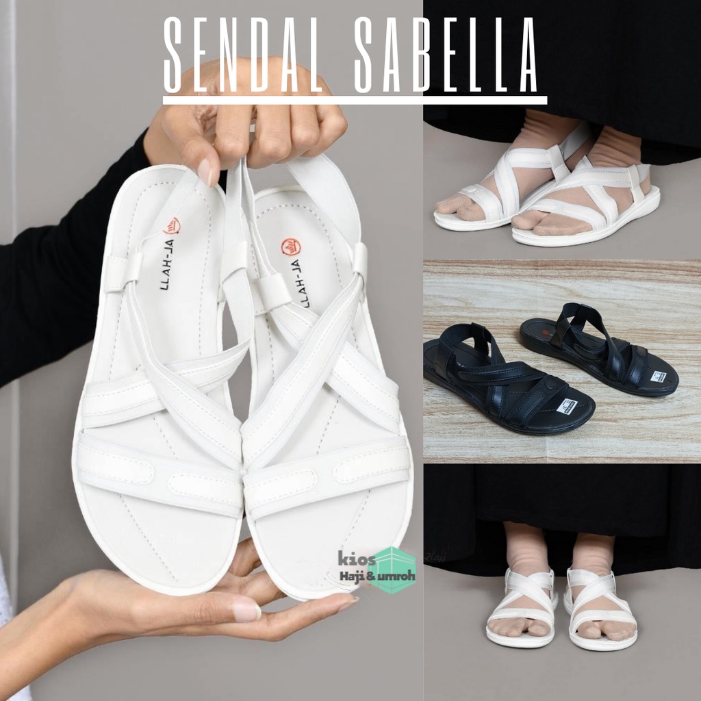 Sandal Haji dan Umroh Sandal SABELLA Wanita Kios Haji Sandal Elastis Premium