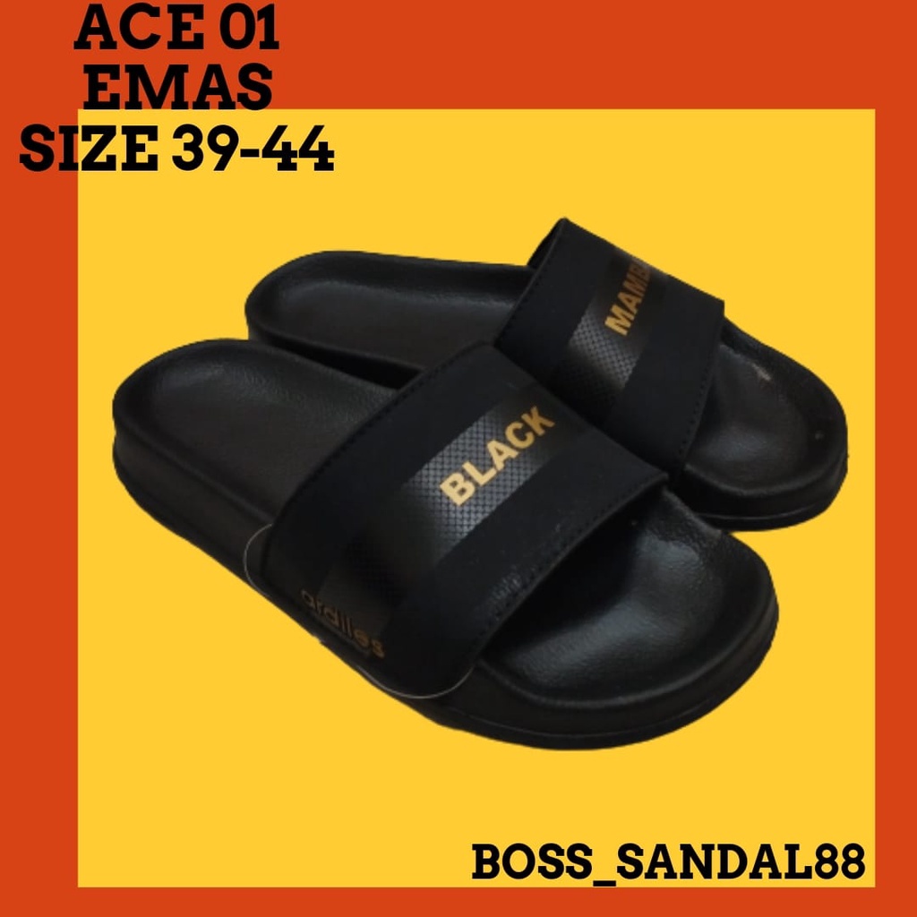 Sandal Ardiles ACE 01 Sandal Slide Pria ukuran 39-44