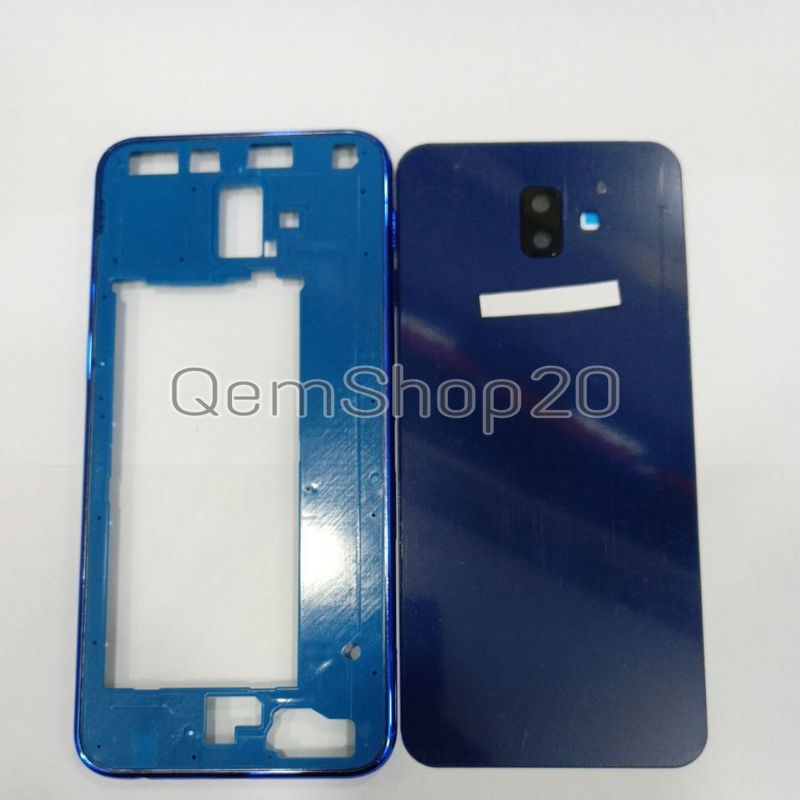 Back Cover Back door+ tulang Bezel. Housing Samsung j6 plus ORI