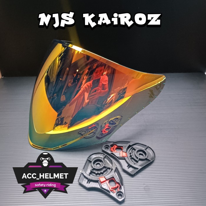 Kaca / Visor Venom Iridium Helm NJS KAIROZ / VISOR NJS KAIROZ - Smoke