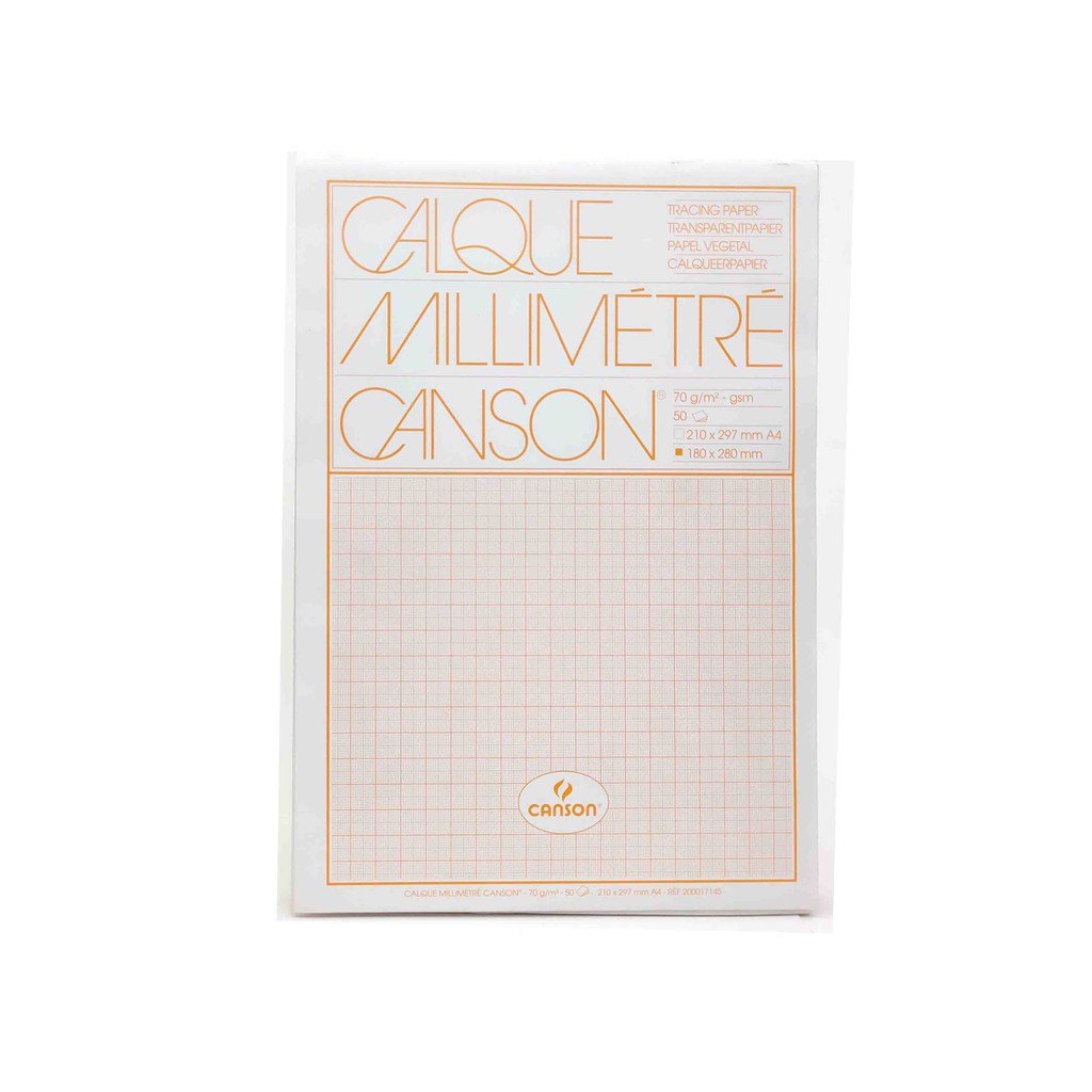 

Canson Millimeter Tracing Paper A4 50 Sheets