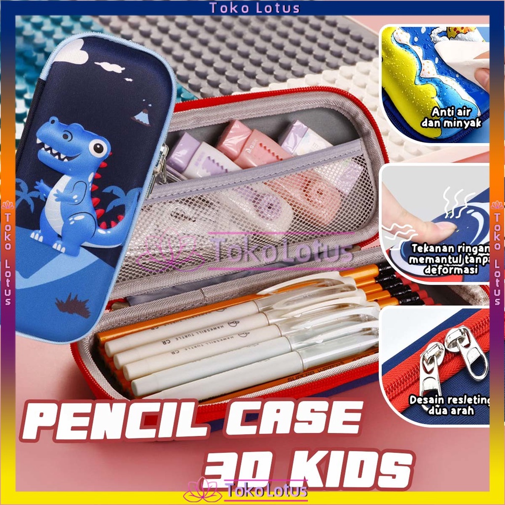 

[NEW] 3D Tempat Pensil Anak Kartun Stationery Kotak Pensil Alat Tulis Perlengkapan Sekolah