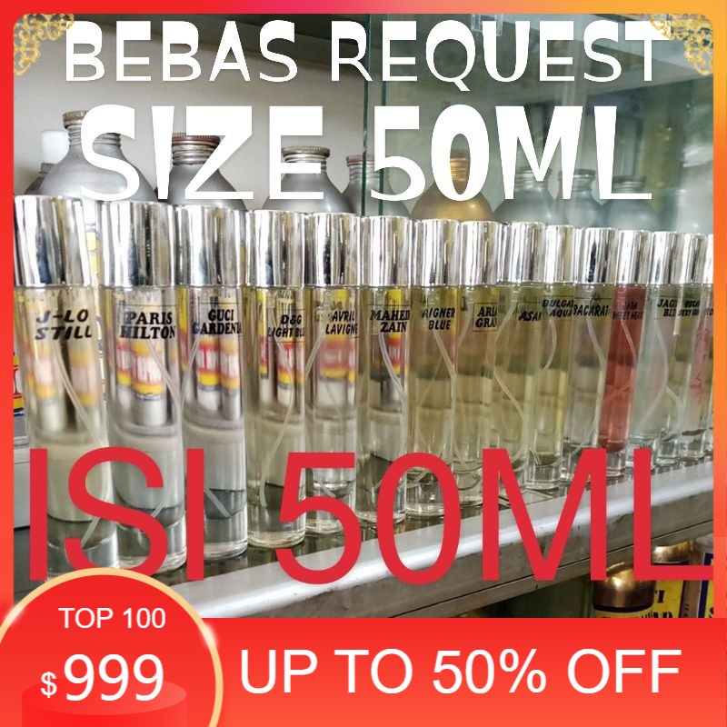 PARFUM REFILL 50ML 25K MURAH PRIA DAN WANITA