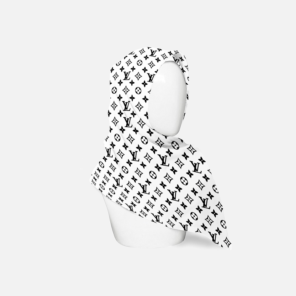 Hijab KERUDUNG LV JILBAB  monochrome