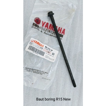 Baut Cylinder Blok Buring R15 New 2017 Original Yamaha Genuine Parts BK6-E1361-00