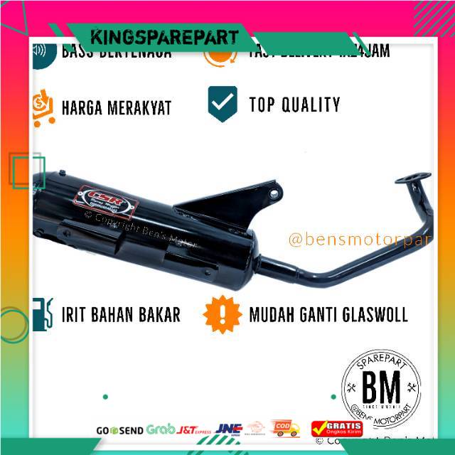 Knalpot Racing Tsugiki Bobokan Standar CSR Honda  Scoopy / Spacy / Beat Fi / Beat Street / Genio / K