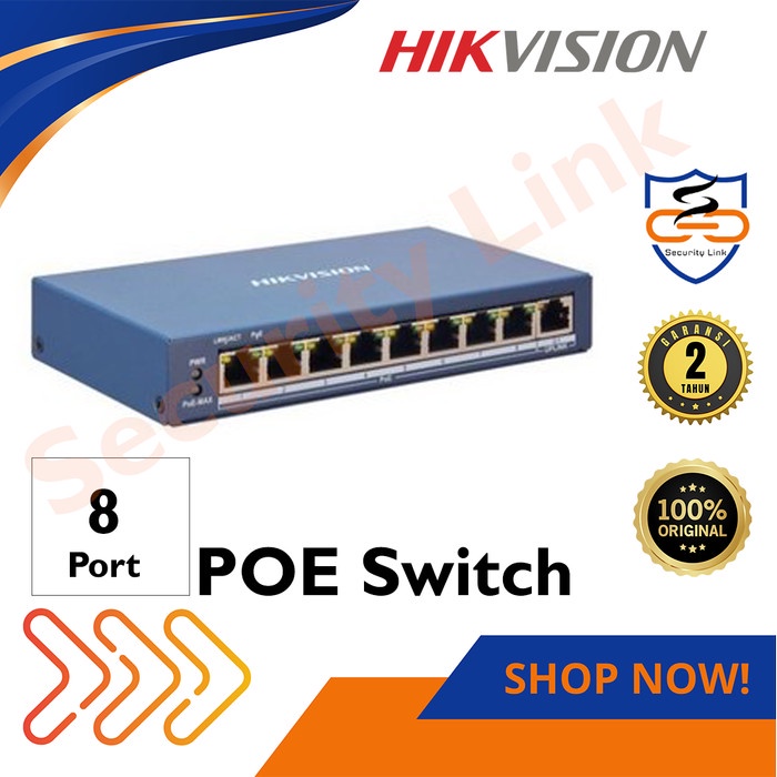 DS-3E1309P-EI/M - Hikvision Smart Switch POE 8 Port POE 1 Uplink