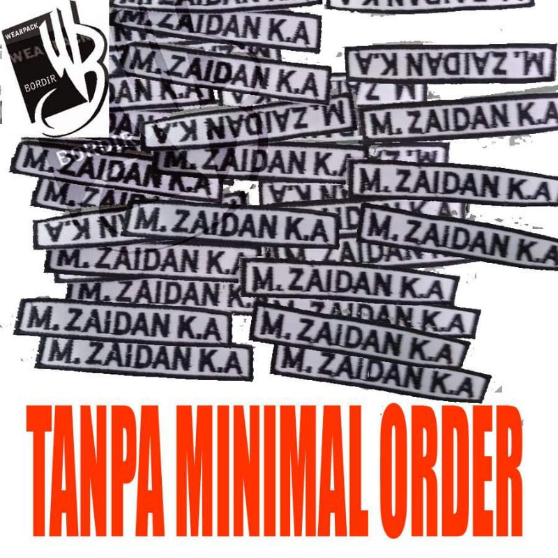 Bordir BORDIR NAMA.emblem nama.BORDIR SISWA PESANTREN.emblem siswa.BORDIR NAMA SISWA.emblem nama sis