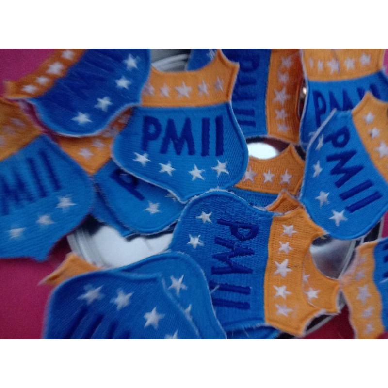 Bordir Bordir BORDIR LOGO PMII KUALITAS PREMIUMbisa pesan satuan