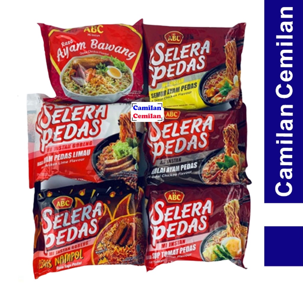 

Mie ABC Selera Pedas All Variant