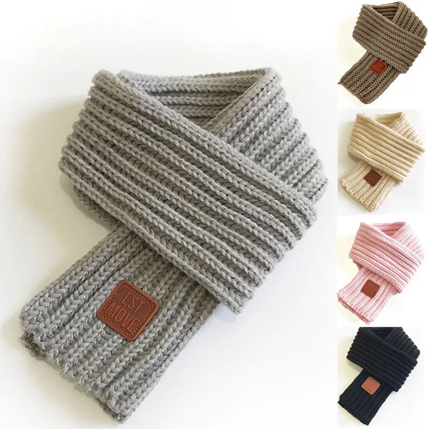 Scarf Long Kids Syal rajut wool anak Scarf infinity wool long kids