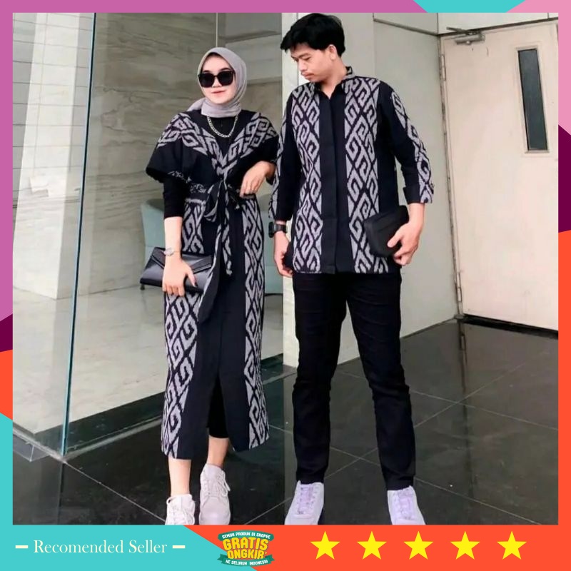 ⭐⭐⭐⭐⭐ Baju Couple Premium murah Untuk anak remaja Pasangan Romantis / couple baju  tenun blangket je
