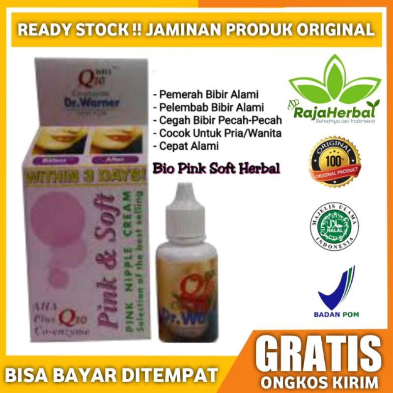 Pink And Soft Obat Pemerah Bibir Secara Permanen Cocok Untuk Pria Wanita 100% Asli Original Manjur