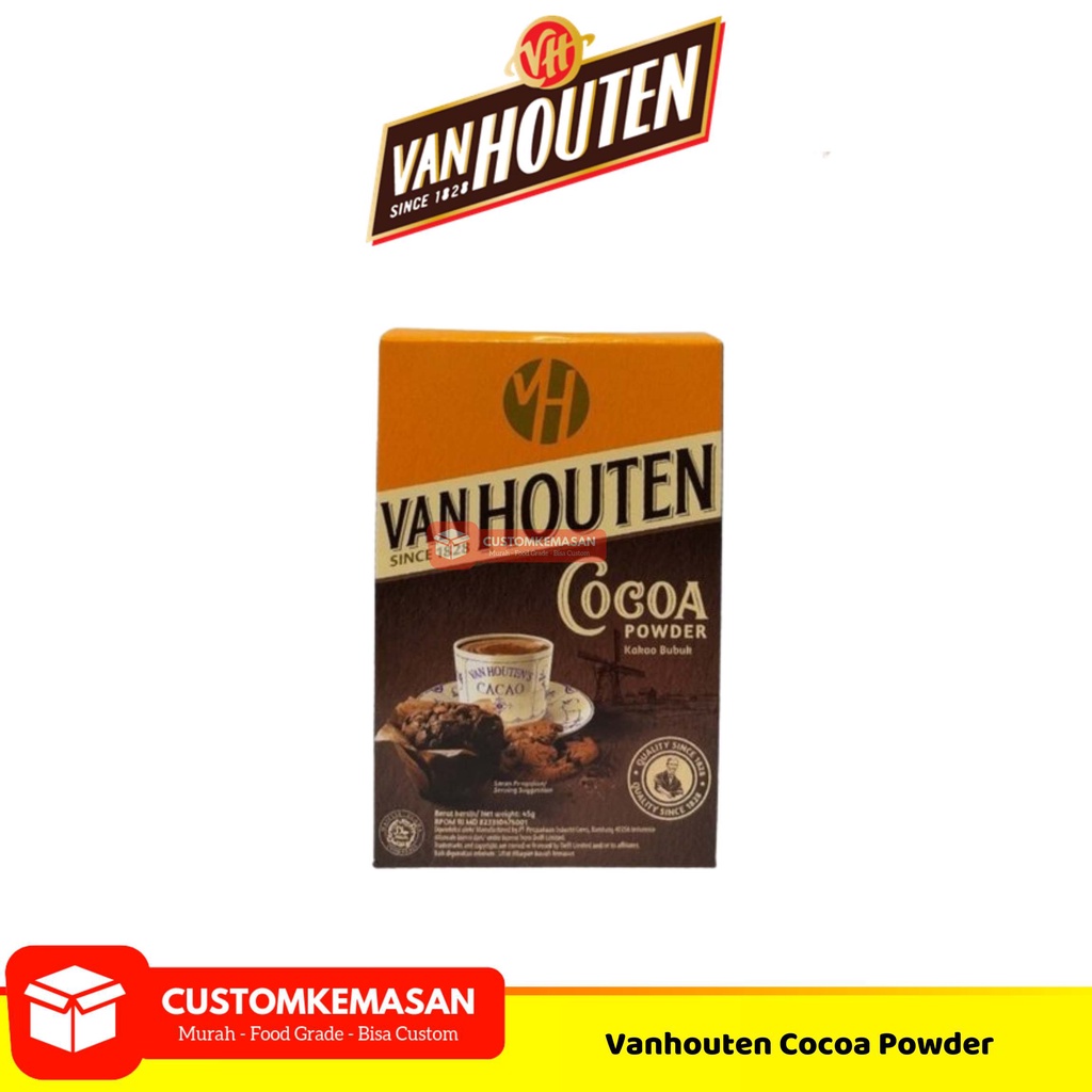 

VanHouten Cacao Powder 40gram / Cokelat Bubuk / Cokelat Bubuk Powder / Powder Bubuk Cokelat / Bubuk Cokelat
