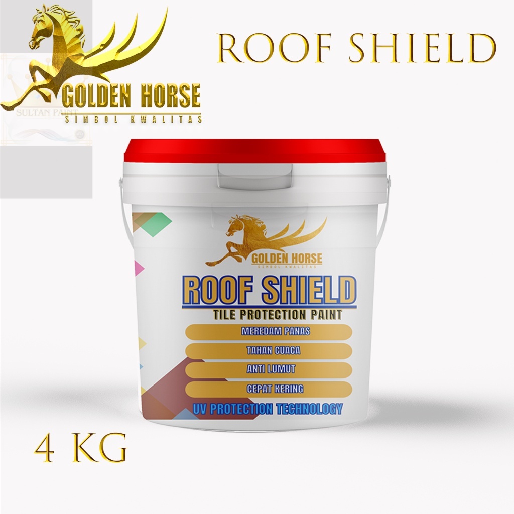 Cat Genteng Asbes/Metal/Beton ROOF SHIELD 4 kg  - Golden Horse