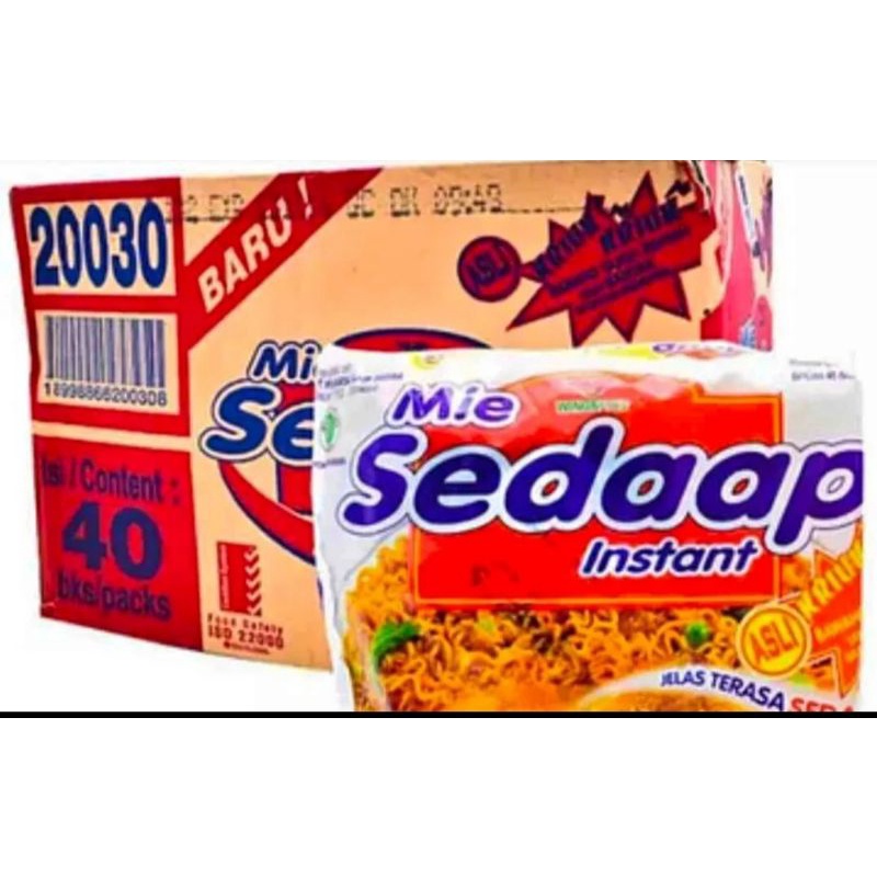 

Sedap goreng 1 dus isi 40 pcs