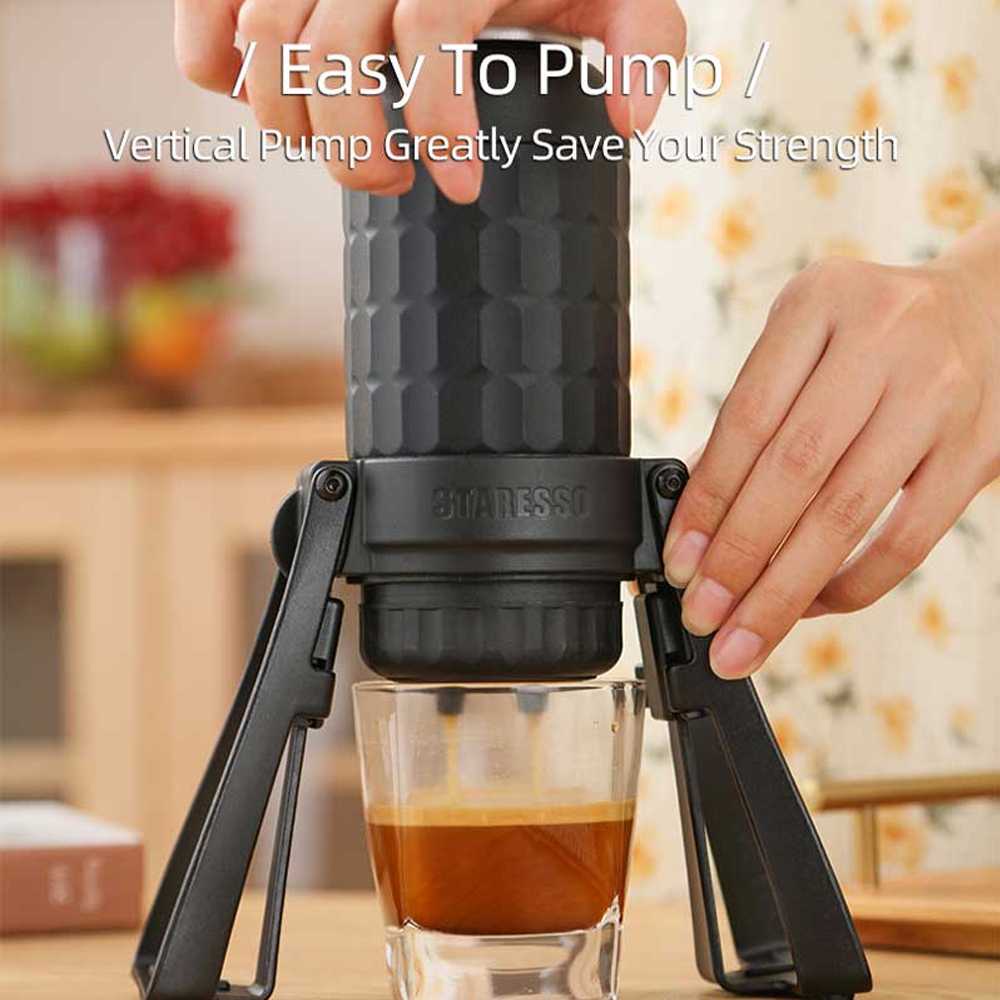 Hand Press Espresso Coffee Maker Portable 20 Bar 180ml