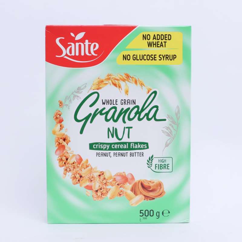

SANTE WHOLE GRAIN GRANOLA NUT 500G