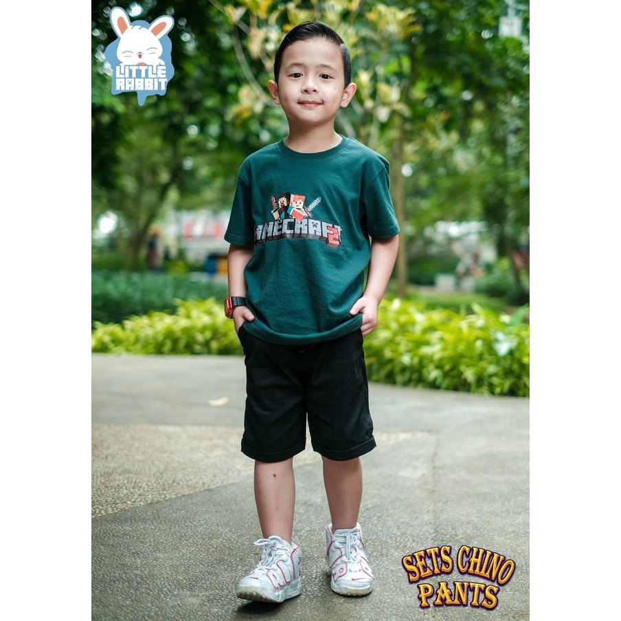 7913 Setelan Superhero Chinos Pants by Little Rabbit