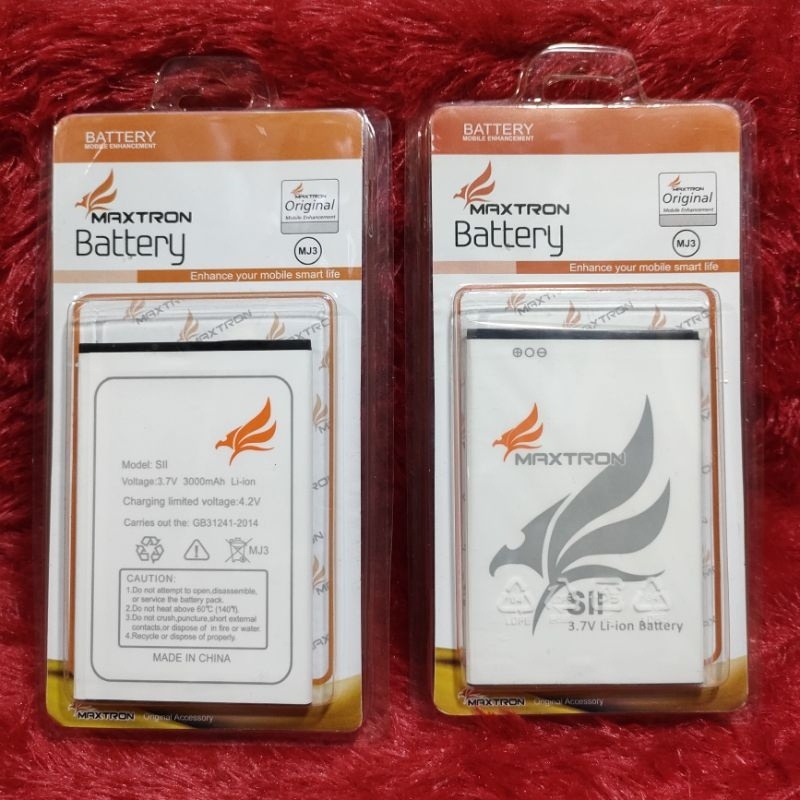 Batterai Maxtron S11 Battry Batry Batre  Maxtron S11 Original