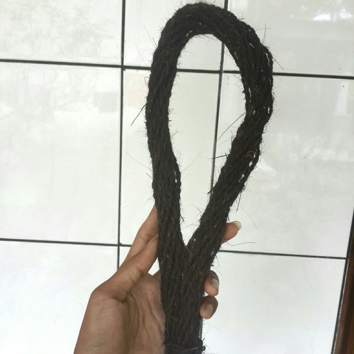 (SOUVENIR) GROSIR TALI GAZEBO IJUK HITAM TALI RUMAH BAMBU SAUNG TALI IKAT BAMBU