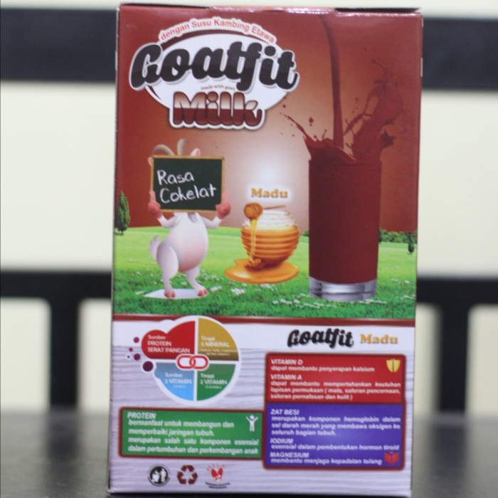 

COD GOATFIT MILK Susu Kambing Etawa Plus Madu Rasa Cokelat Isi 200gr plus royal jelly etawa susu bubuk