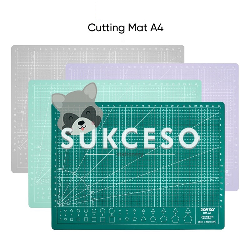 

Joyko Cutting Mat CM-A4 Warna Pastel / Cutting Mat Ukuran A4