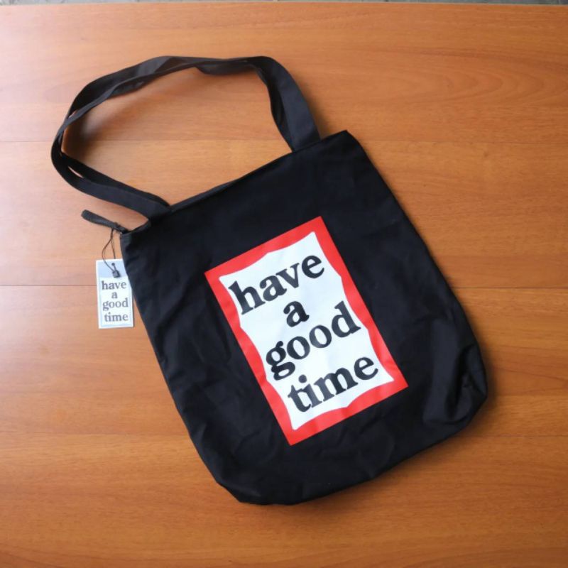 TAS TOTEBAG HAVE A GOOD TIME TOTEBAG PRIA WANITA