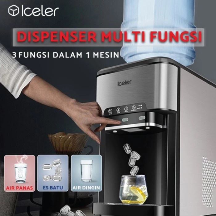 Dispenser 3in1 Air Dingin Air Hangat Ice Batu Dispenser Multifungsi