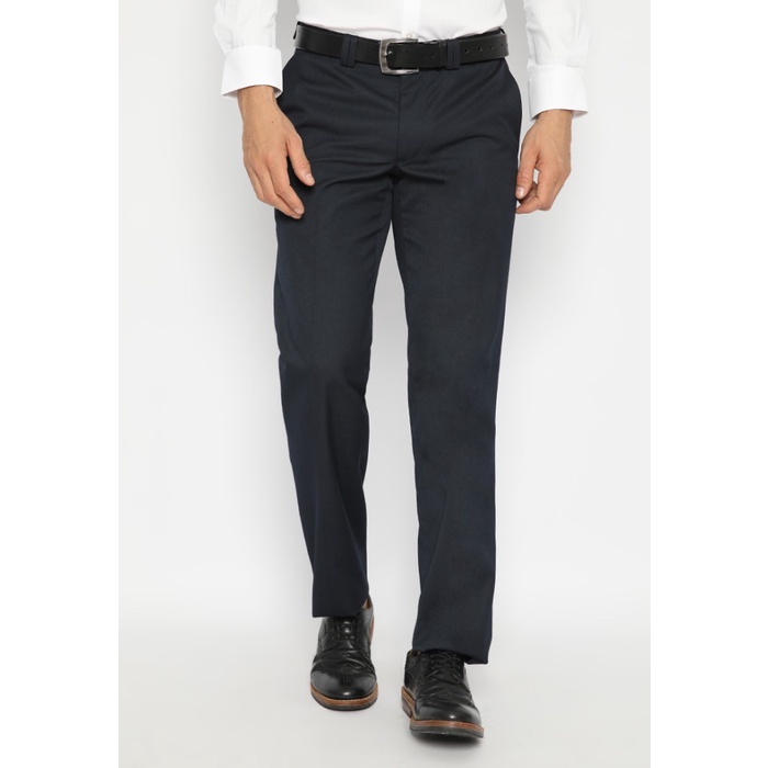 promosi Jobb Crompton-B Celana Panjang Pria Slim Fit Blue Night - BLUE NIGHT, 34