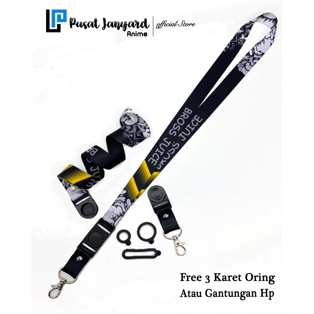 

Lanyard BARONG BROSS JUSSBONUS 3pcs Karet 0 Ring 3