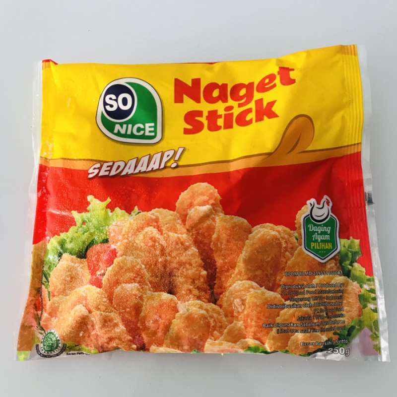 

SO NICE Naget Stick 250 gr - FROZEN FOOD BERKAH DAN HALAL