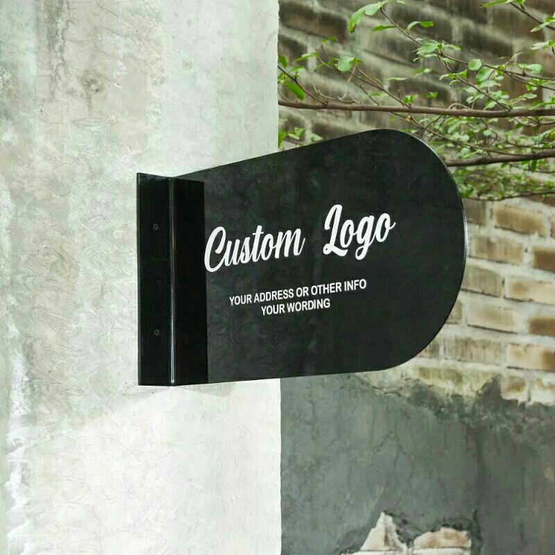 Custom plang toko/cafe outdoor/ indoor / tinggal pasang