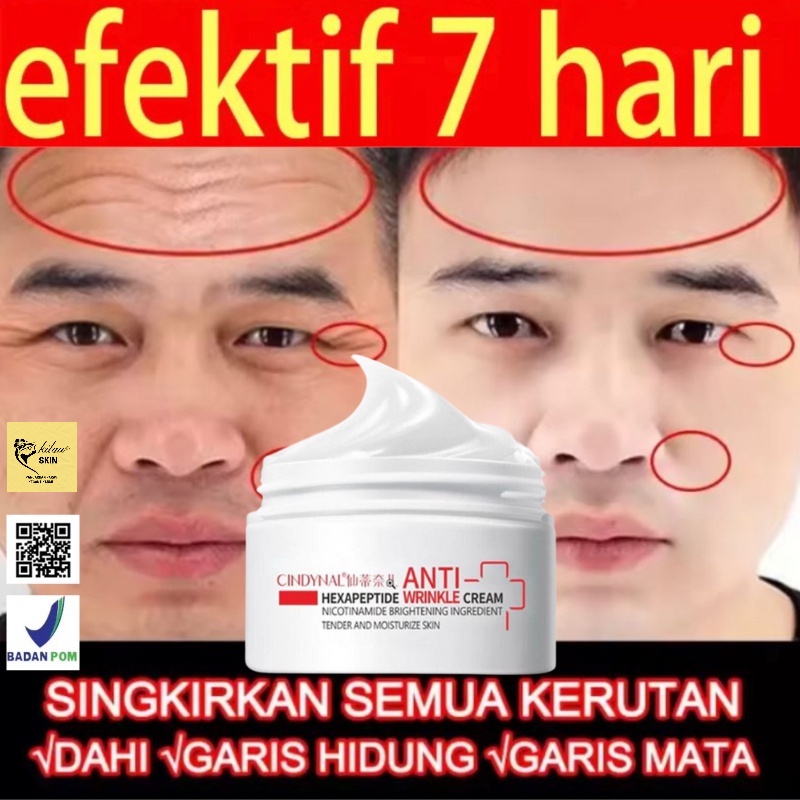 Cindynal Salep Cream Hexapeptide Cream Anti Aging dan penuaan Korea Original Untuk Wajah Anti Penuaa