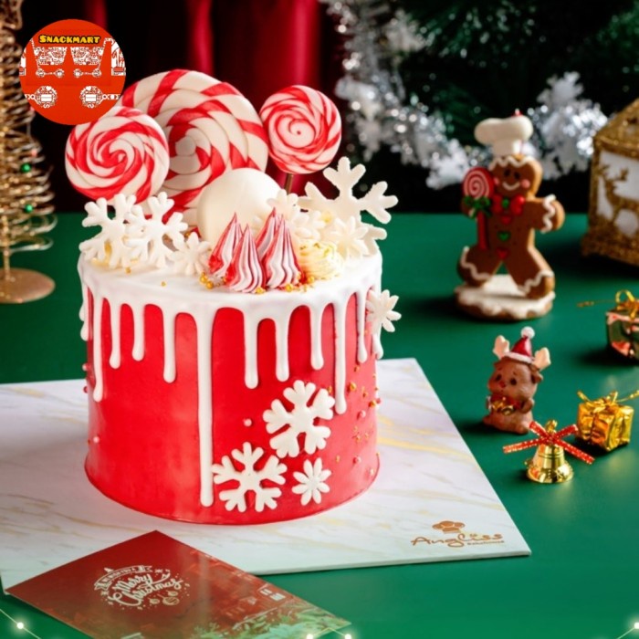 

Cake Natal Christmas / Kue tema Natal Christmas