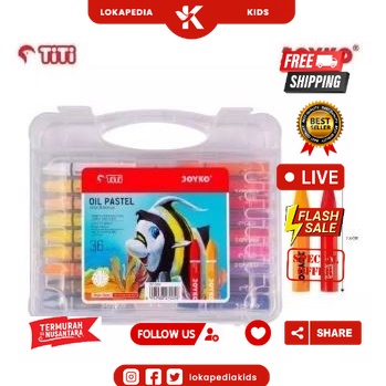 

CRAYON KRAYON TITI OIL PASTEL 36 WARNA--var