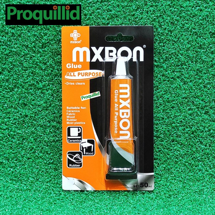 

LEM MXBON GLUE ALL MULTI PURPOSE KERAMIK KAIN KAYU KARET PLASTIK 50 ML