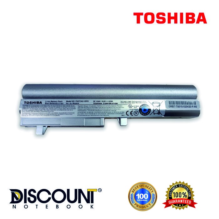 BATERAI ORIGINAL BATRE BATTERY LAPTOP TOSHIBA Netbook NB200, NB205, NB250, NB255 (PA3732U) (HI-CAPAC