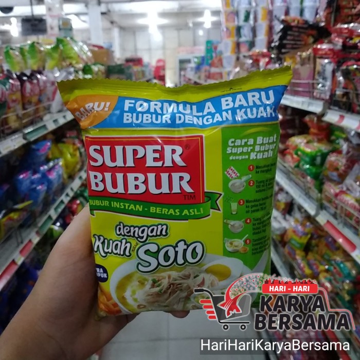 

SUPER BUBUR INSTANT KUAH RASA SOTO 46GR